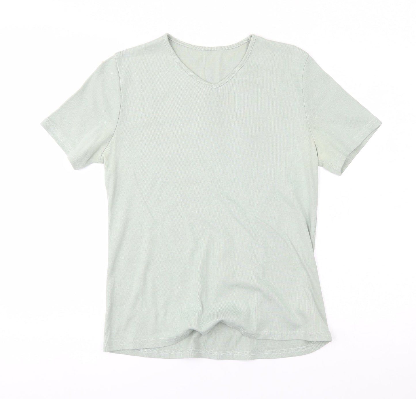 Preworn Womens Green   Basic T-Shirt Size 12