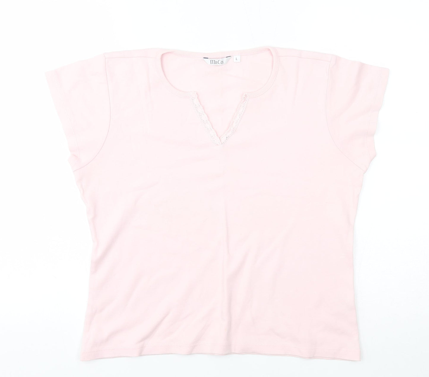 M&Co Womens Pink   Pullover Jumper Size L