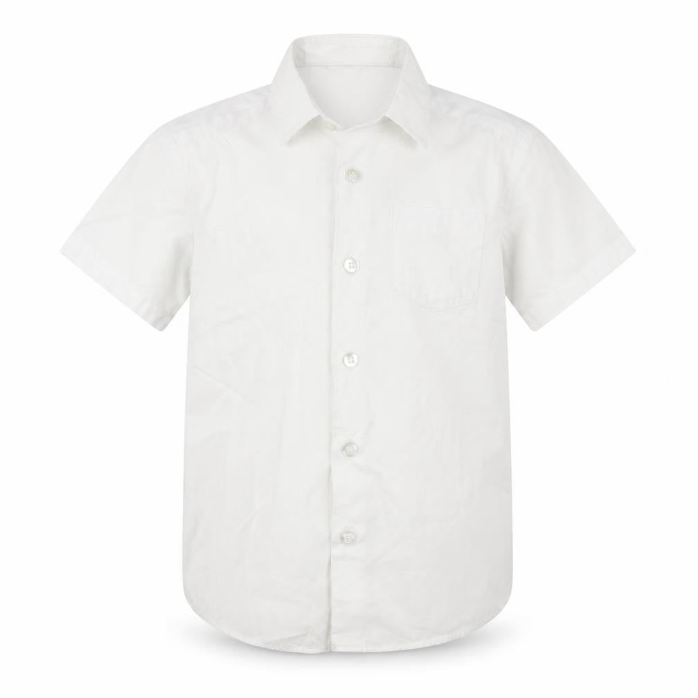 George Boys White   Basic Button-Up Size 4-5 Years