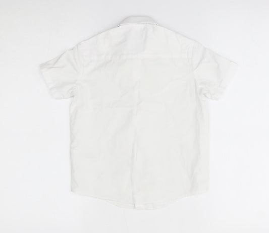 George Boys White   Basic Button-Up Size 4-5 Years