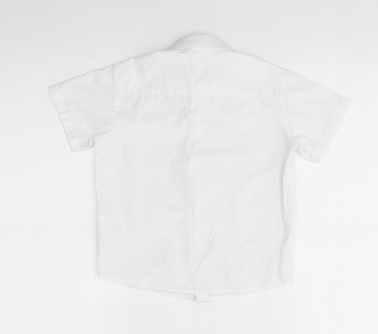 George Boys White   Basic Button-Up Size 3-4 Years