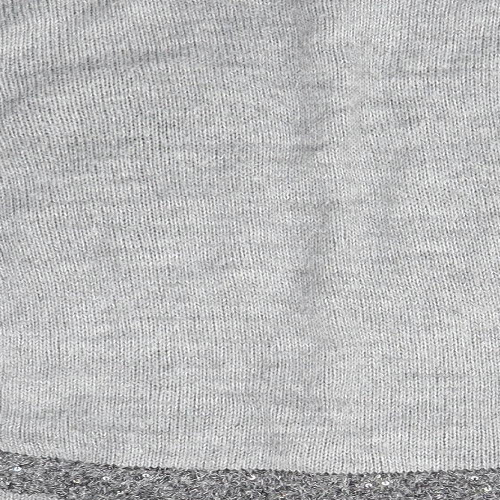 George Girls Grey   Pullover Jumper Size 7-8 Years