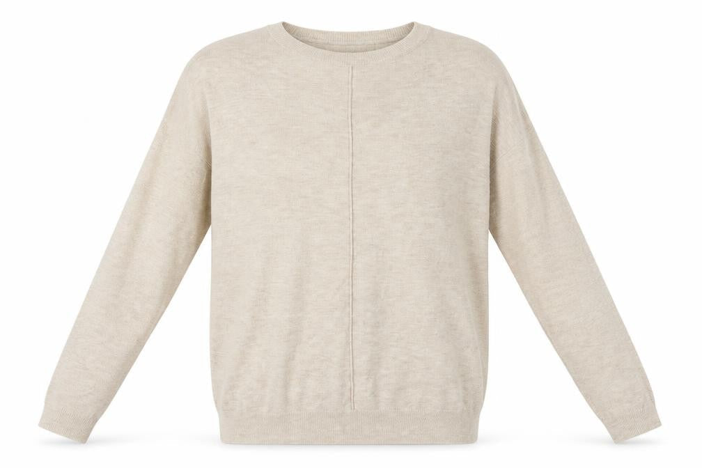 M&S Womens Beige   Pullover Jumper Size M