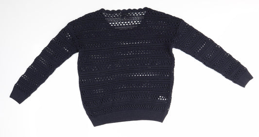 Matalan Womens Blue   Pullover Jumper Size 12