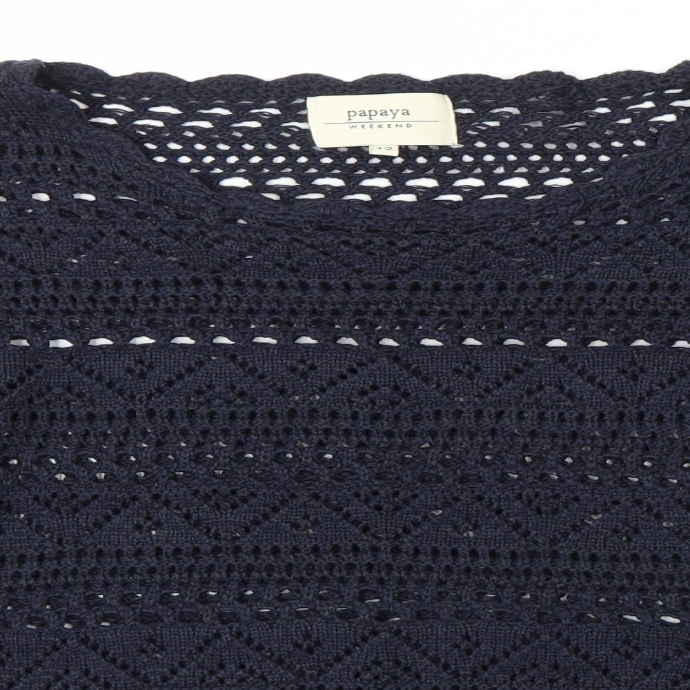 Matalan Womens Blue   Pullover Jumper Size 12