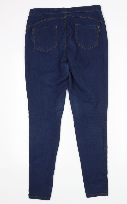 Denim Co Womens Blue   Jegging Jeans Size 10 L30 in