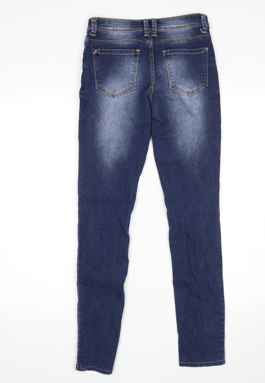 Denim Co Womens Blue   Skinny Jeans Size 6 L28 in