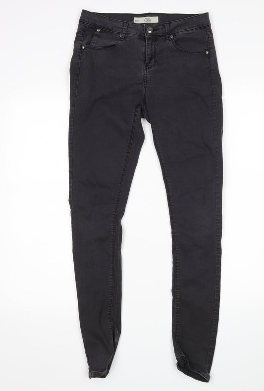 Topshop Womens Black   Skinny Jeans Size 26 L32 in