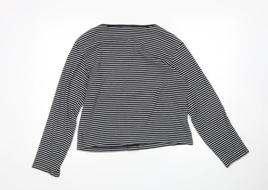 JOIE DE VIURE Womens Multicoloured Striped  Pullover Jumper Size 16