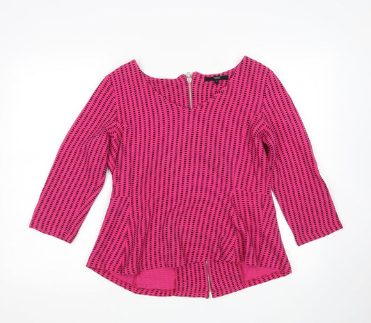 NEXT Womens Multicoloured Polka Dot  Full Zip Jumper Size 14