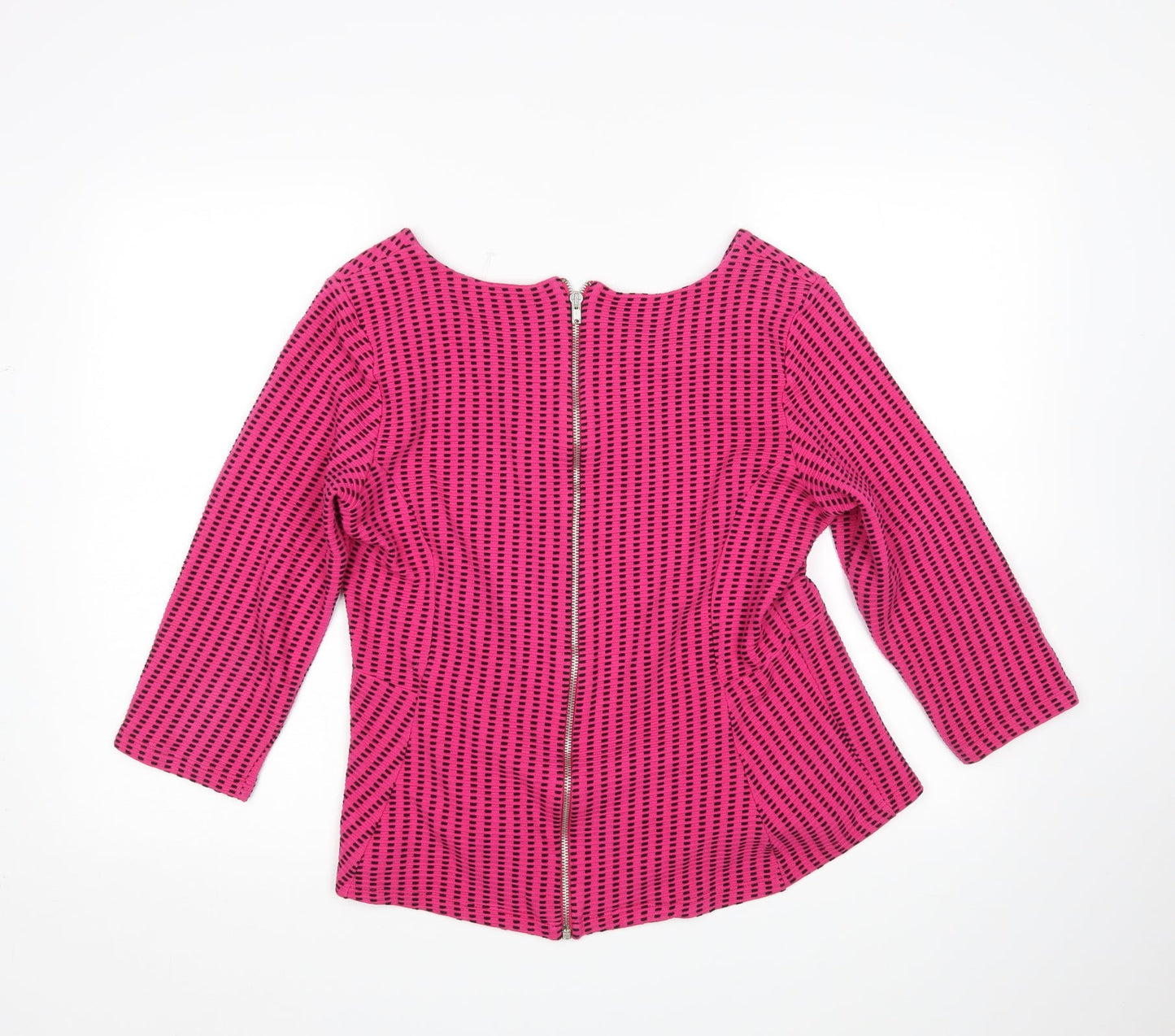 NEXT Womens Multicoloured Polka Dot  Full Zip Jumper Size 14