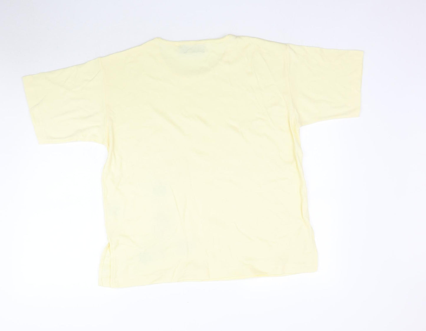 Akai Womens Yellow   Basic T-Shirt Size L