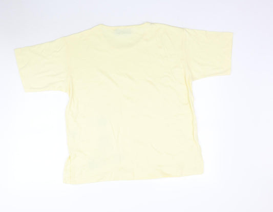 Akai Womens Yellow   Basic T-Shirt Size L