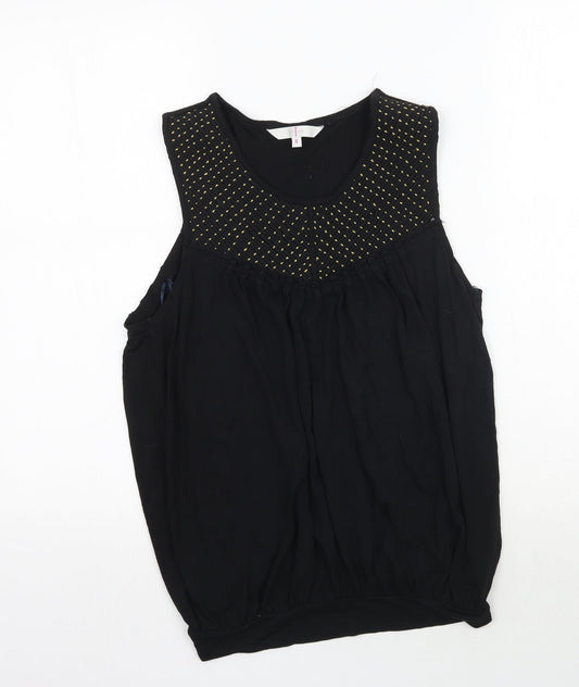 Debenhams Womens Black   Basic Tank Size 8