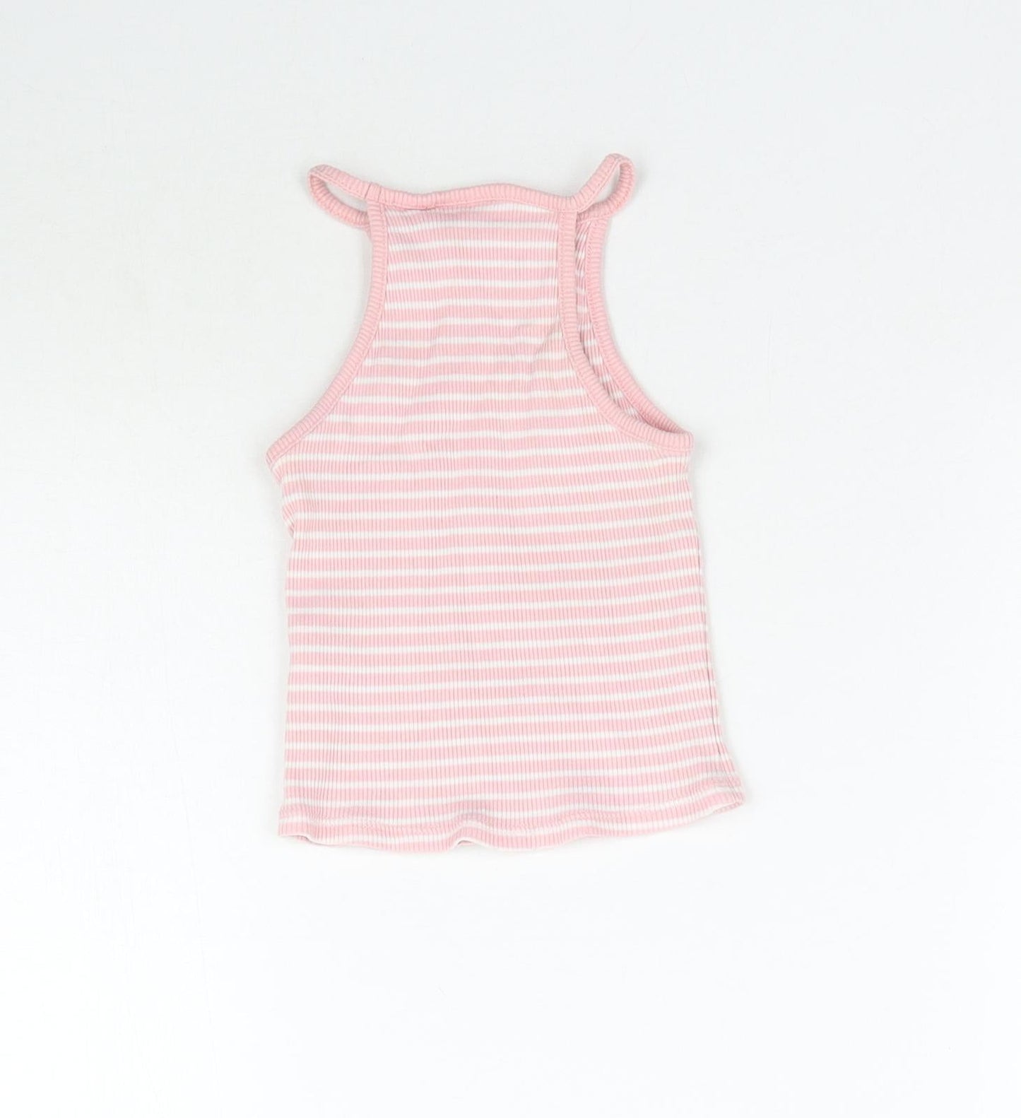 F&F Boys Pink Striped  Basic Tank Size 4-5 Years