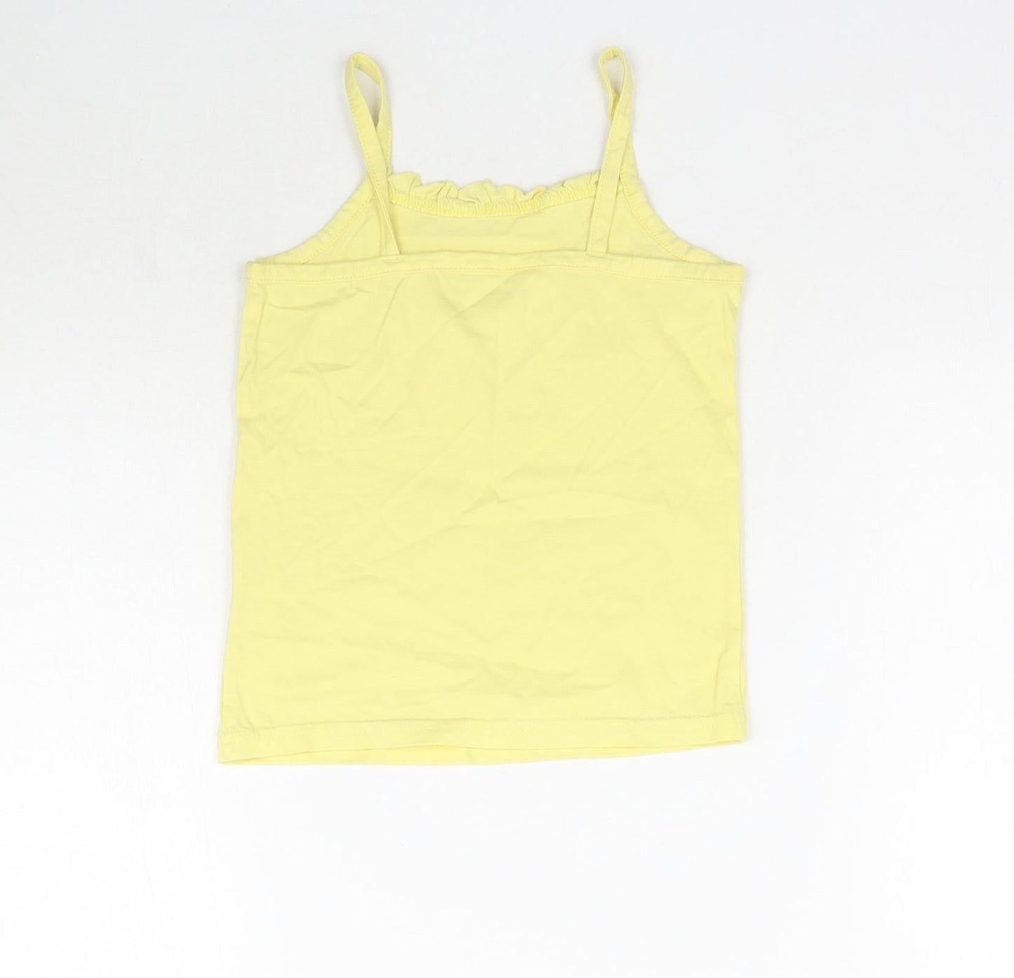 Matalan Girls Yellow   Basic Tank Size 4-5 Years