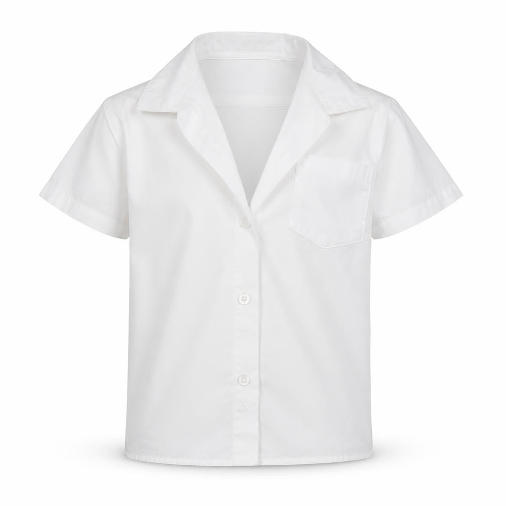 TU Girls White   Basic Button-Up Size 5 Years