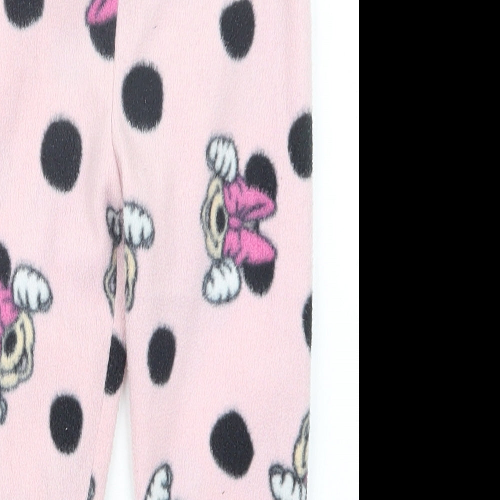 Primark Girls Pink Geometric  Capri Pyjama Pants Size 18-24 Months  - Minnie Mouse