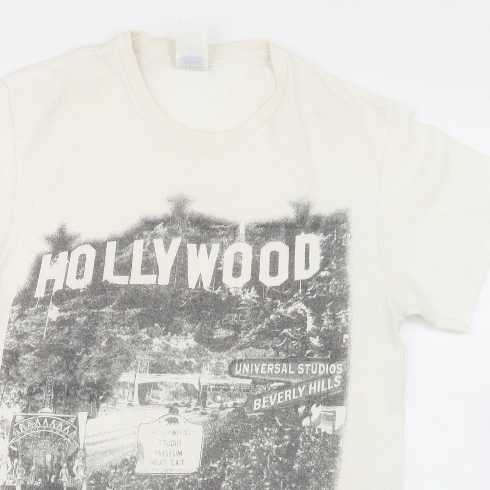 Delta Mens White    T-Shirt Size S