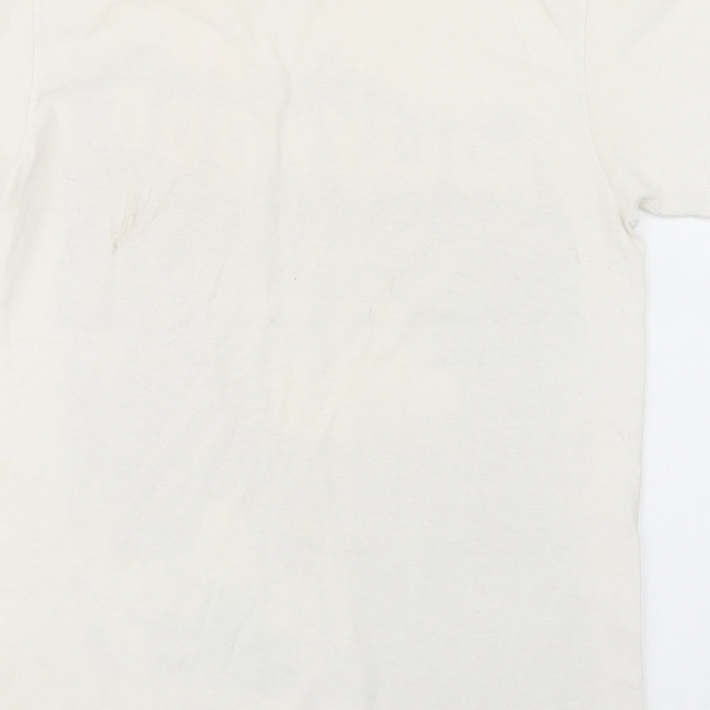 Delta Mens White    T-Shirt Size S