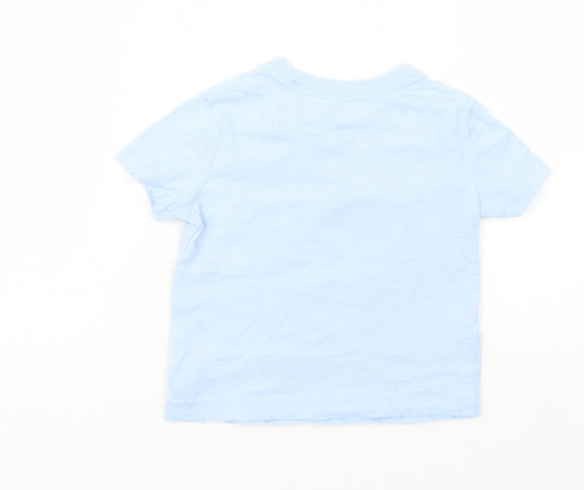 Gap Girls Blue   Basic T-Shirt Size 18-24 Months