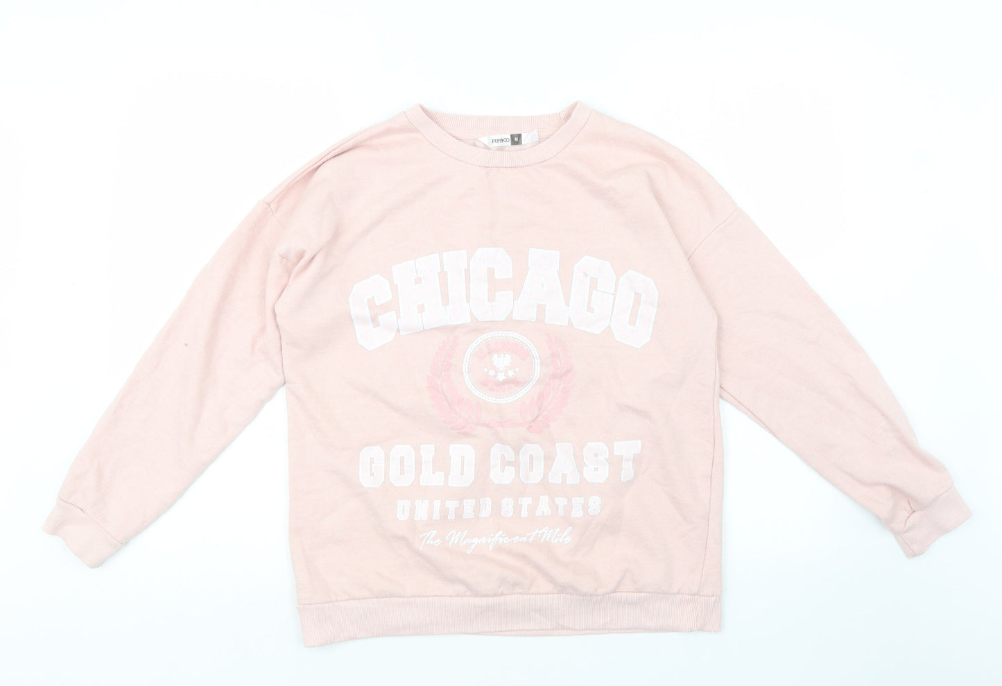 Pep&Co Womens Pink   Pullover Jumper Size M