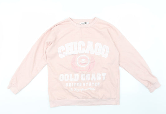 Pep&Co Womens Pink   Pullover Jumper Size M