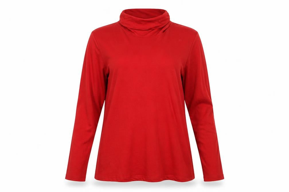 M&S Womens Red   Basic T-Shirt Size 14
