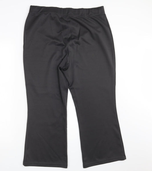 Anthology Womens Black   Bloomer Trousers Size 18 L24 in