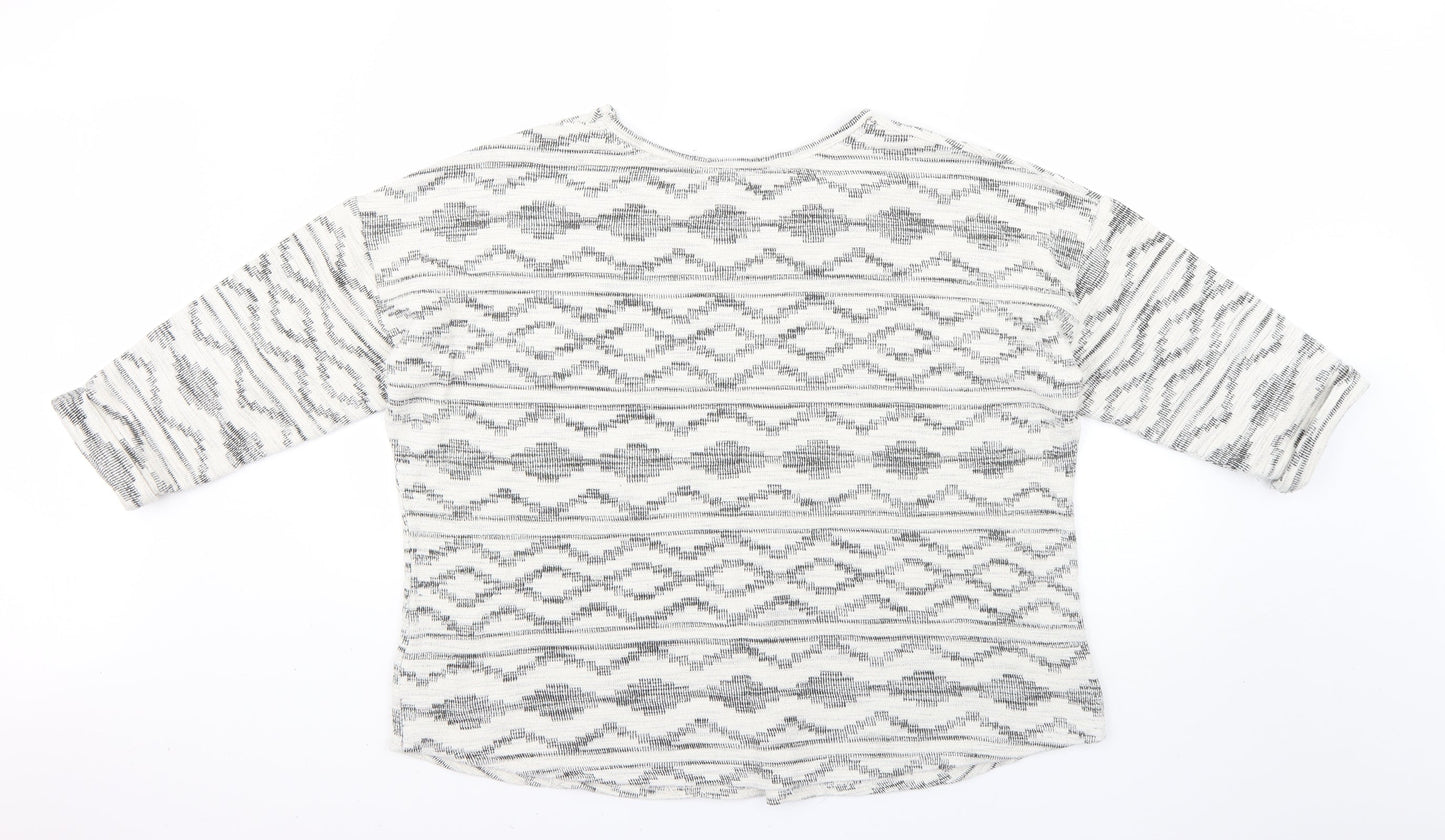 Debenhams Womens Multicoloured Geometric  Pullover Jumper Size 20