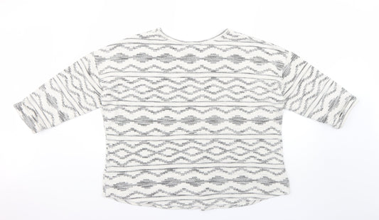 Debenhams Womens Multicoloured Geometric  Pullover Jumper Size 20