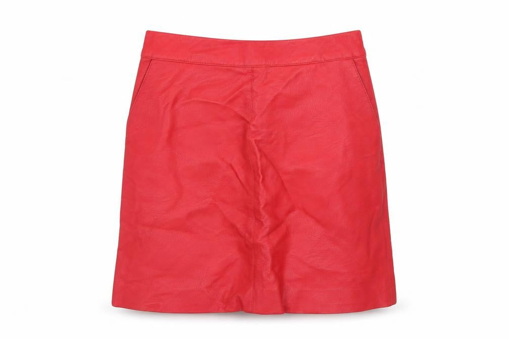 Topshop Womens Red   Mini Skirt Size 6