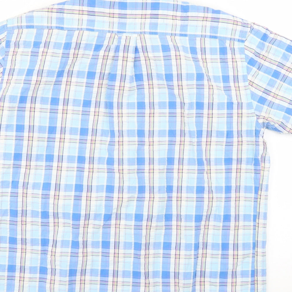 peter gribby Mens Multicoloured Check   Button-Up Size L