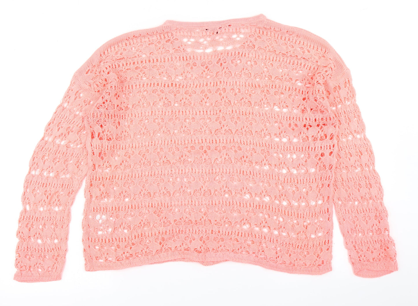Peacocks Womens Orange  Knit Pullover Jumper Size M