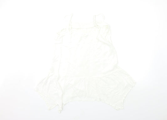 Matalan Womens White   Basic Tank Size 14