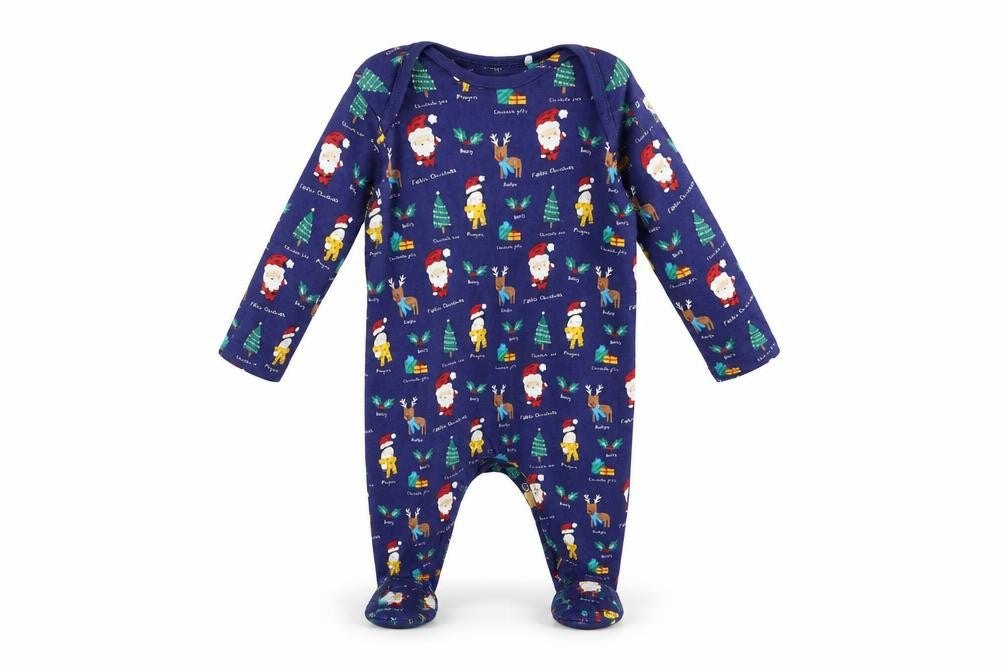 Mini Club Baby Blue Geometric  Babygrow One-Piece Size 3-6 Months