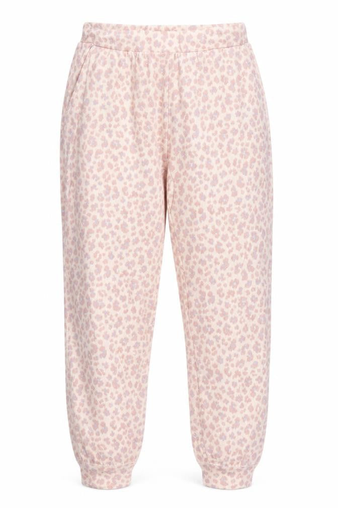 Michelle Keegan Womens Pink Floral  Sweatpants Trousers Size M L27 in