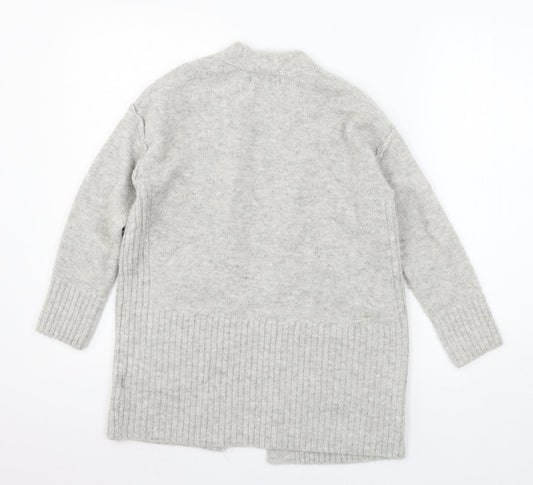 Marks and Spencer Womens Grey  Knit Cardigan Jumper Size XS