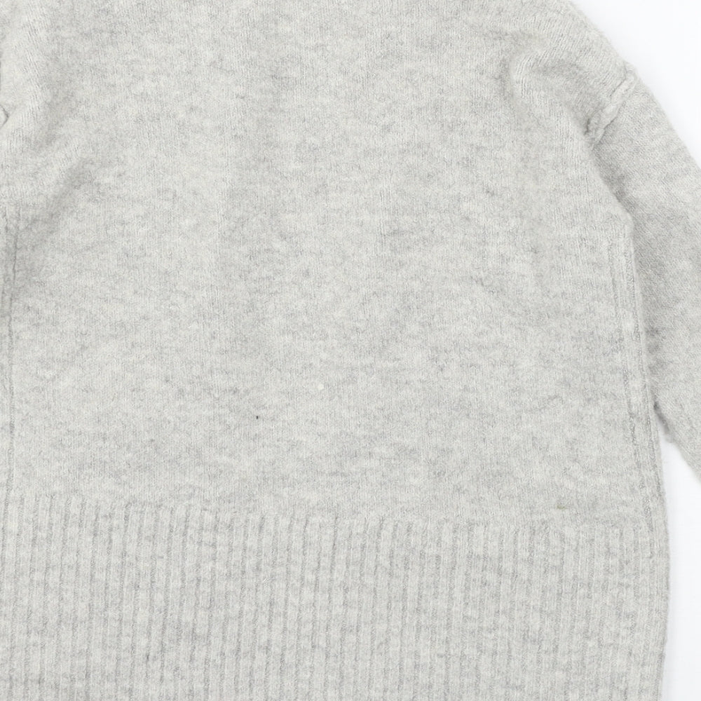 Marks and Spencer Womens Grey  Knit Cardigan Jumper Size XS