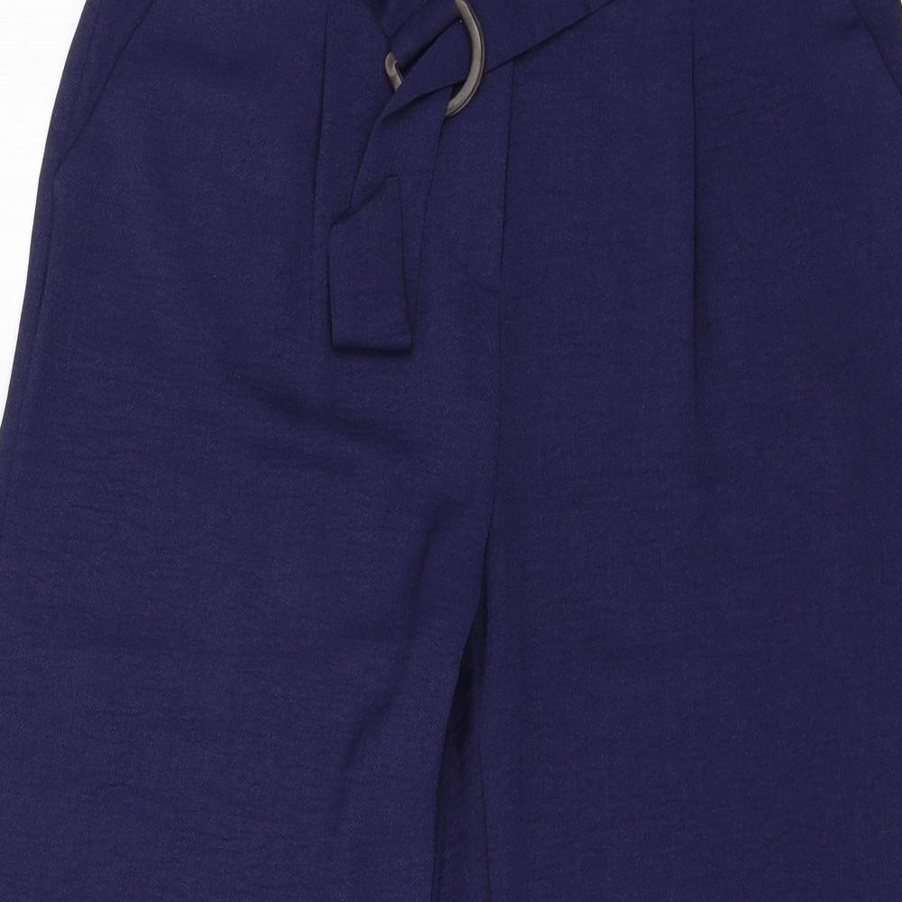 M&Co Womens Blue   Trousers  Size 10 L21 in