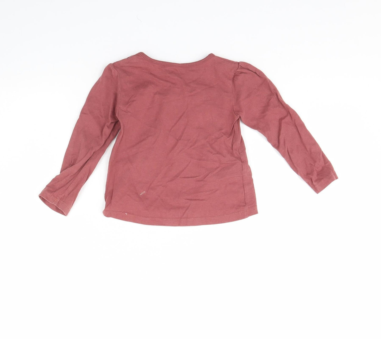 TU Girls Red   Basic T-Shirt Size 12 Months