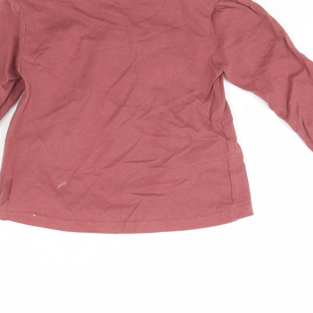 TU Girls Red   Basic T-Shirt Size 12 Months
