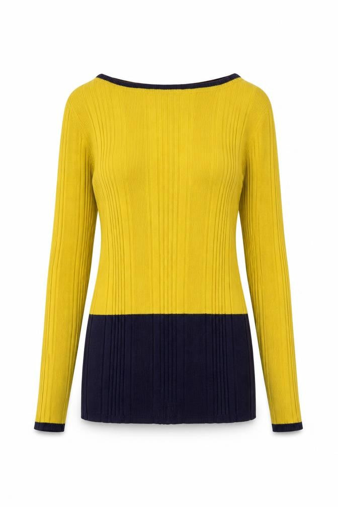 M&S Womens Yellow   Pullover Jumper Size 16
