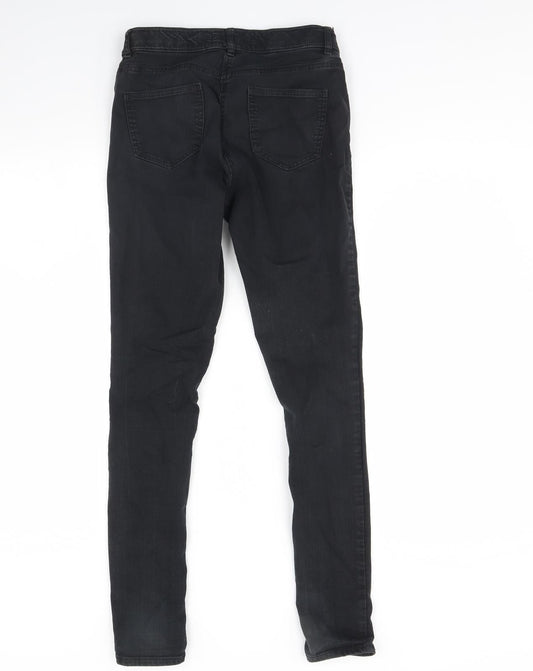 George Womens Black  Denim Skinny Jeans Size 10 L29 in
