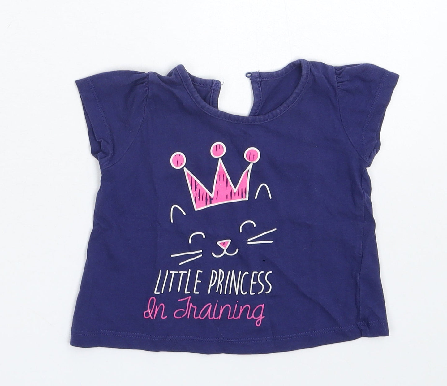 Matalan Baby Blue   Basic T-Shirt Size 3-6 Months