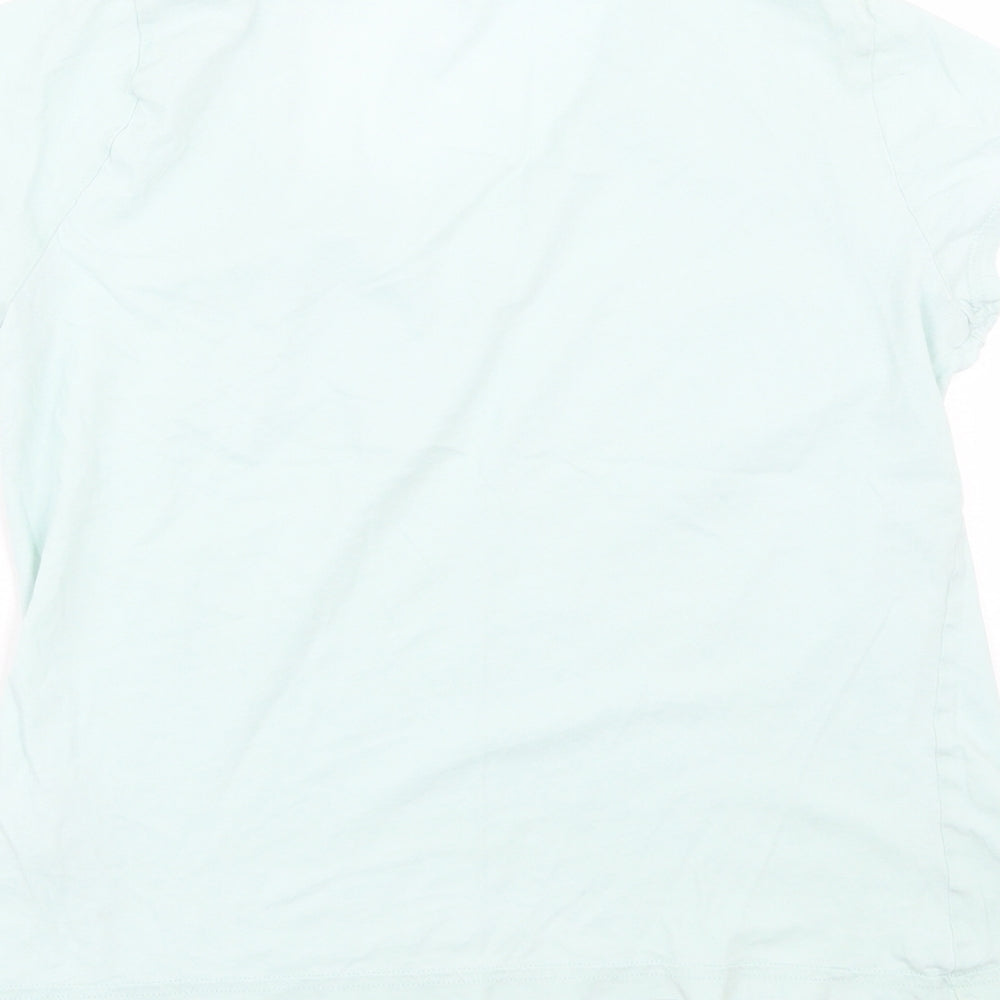 M&S Womens Green   Top Pyjama Top Size 8