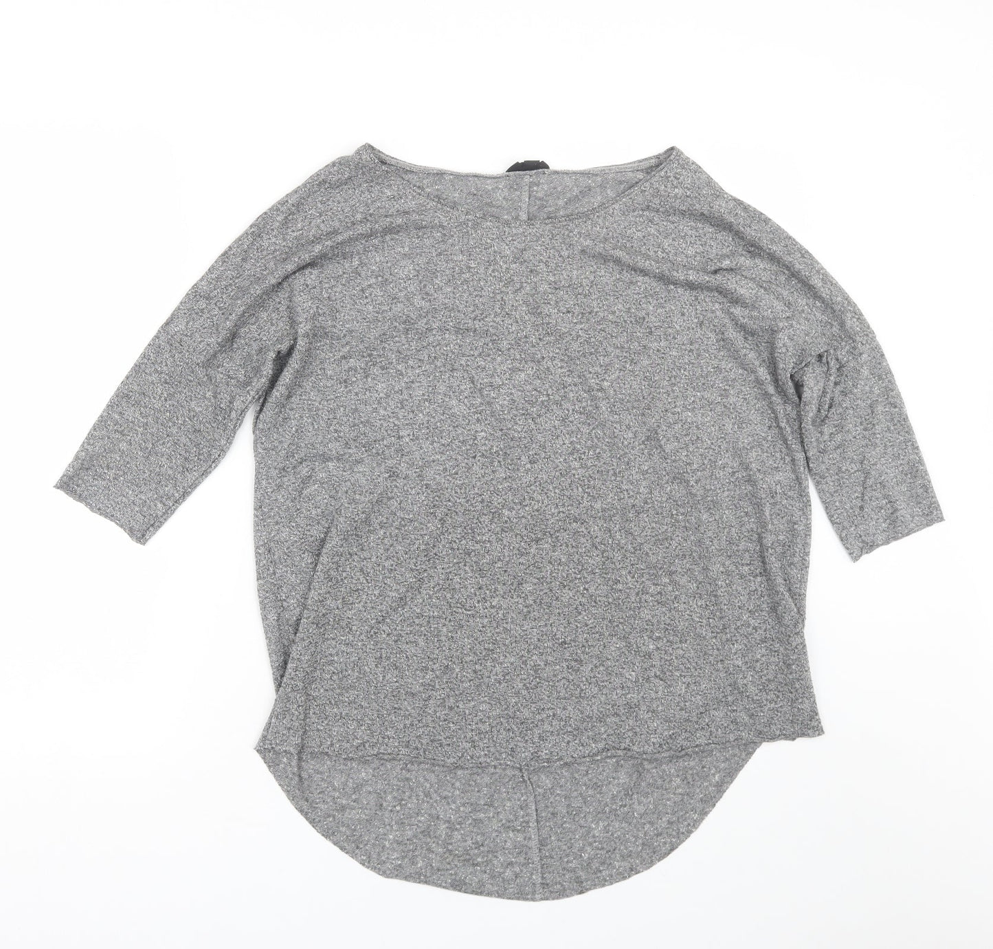 Topshop Womens Grey   Basic T-Shirt Size 10