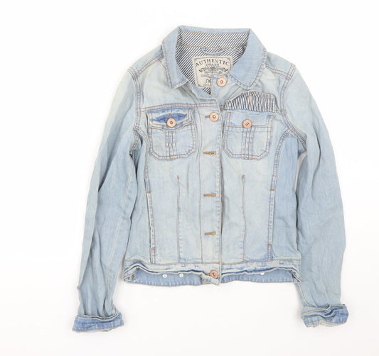 NEXT Womens Blue  Denim Jacket Coat Size 6