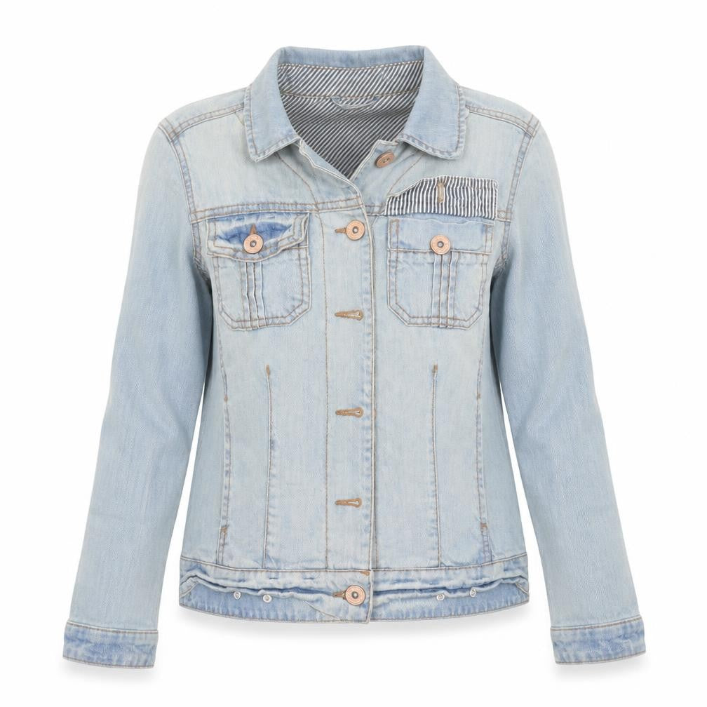 Next Womens Blue  Denim Jacket Coat Size 6