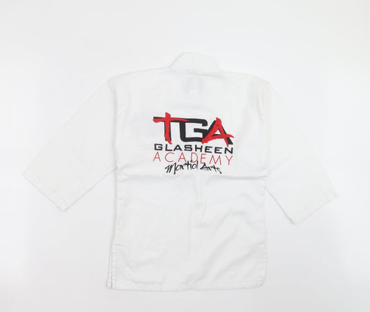 bytomic Boys White   Basic Casual Size 5 Years  - Martial Arts